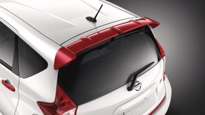 Nissan Versa Note Rear Roof Spoiler