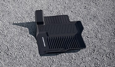 2022 Nissan Frontier all-season floor mats with high wall liner.
