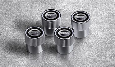 N/P 4 Pcs Metal Car Wheel Tire Valve Stem Caps for Nissan Versa Sentra Altima Rogue Murano Frontier Pathfinder Titan Logo Styling Decoration Accessories（Silver）. 