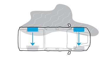 2022 Nissan Frontier illustration of Active Brake Limited Slip.