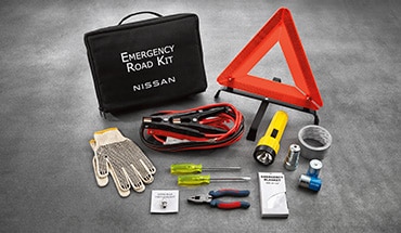 2023 Nissan Frontier emergency road kit.