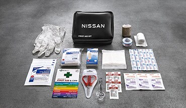 2023 Nissan Frontier first-aid kit.