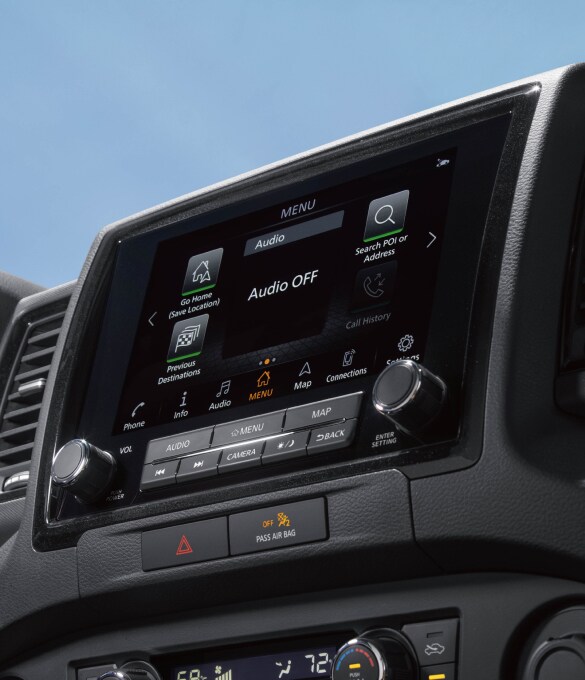 2023 Nissan Frontier touch screen