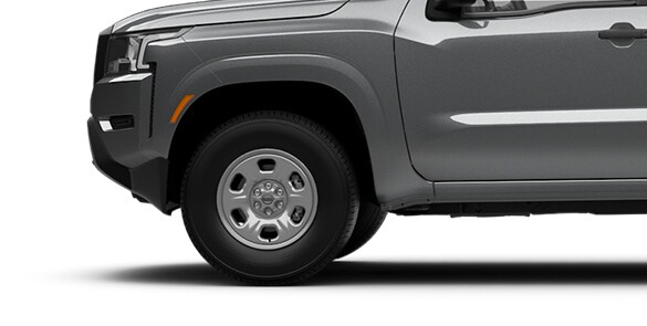 2023 Nissan Frontier 16-inch styled steel wheels.