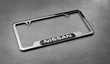 2021 Nissan GT-R chrome license plate frame