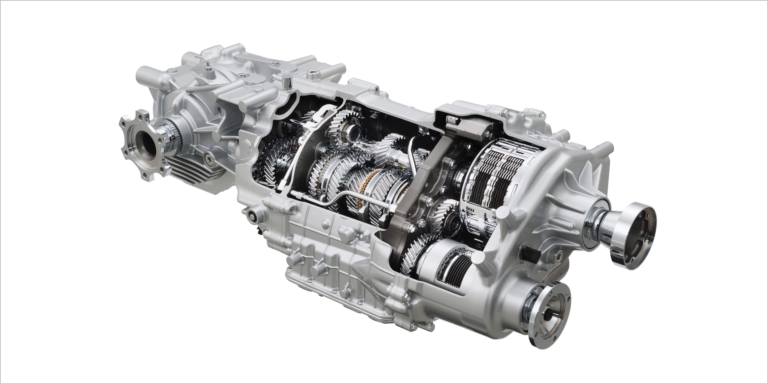 2021 Nissan GT-R showing cutaway of transmission