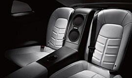 2021 Nissan GT-R Seats in Black and White