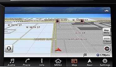 2023 Nissan GT-R Nissan Navigation System screen.