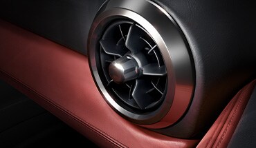 2023 Nissan GT-R interior detail of precision-touch vents.