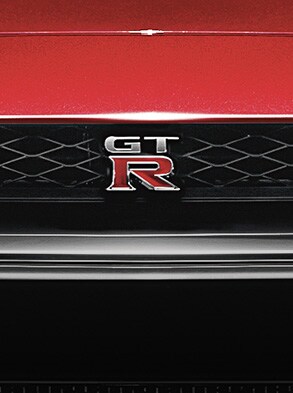 2023 Nissan GT-R detail of GT-R badge.
