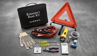 2024 Nissan GT-R emergency road kit.