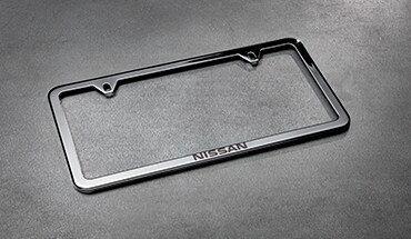 2022 Nissan Kicks Nissan License Plate Frame Slimline Polished Aluminum