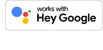 works with Hey Google logo