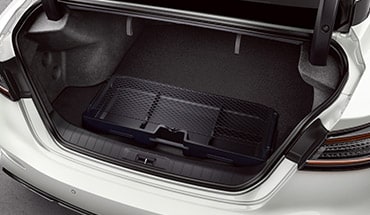 2023 Nissan Maxima sliding trunk organizer tray.