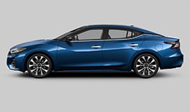 2023 Nissan Maxima in blue side view