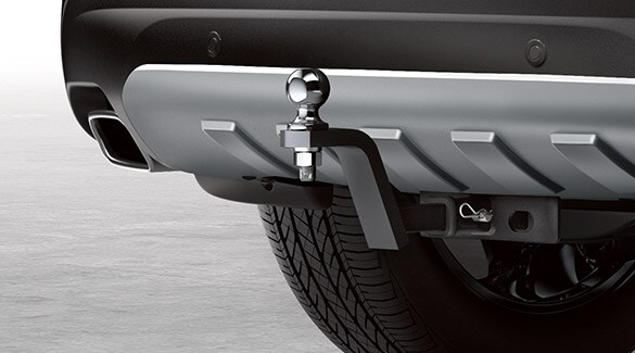 2022 Nissan Murano close up of tow hitch illustrating towing capacity
