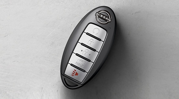 2023 Nissan Murano key fob with remote engine start system.