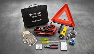 2023 Nissan Murano emergency road kit.
