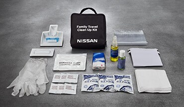 2023 Nissan Murano family travel clean-up kit.