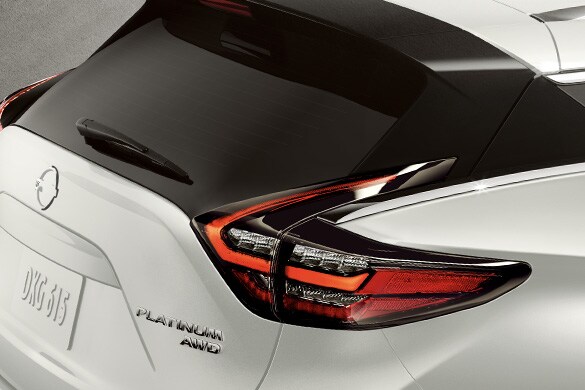 2023 Nissan Murano showing the rear spoiler.