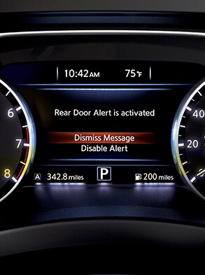 2023 Nissan Murano showing the 7-inch Advanced Drive-Assist Display.