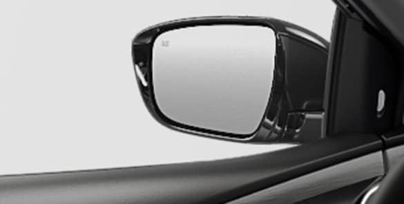 2023 Nissan Murano showing heated outside mirror.