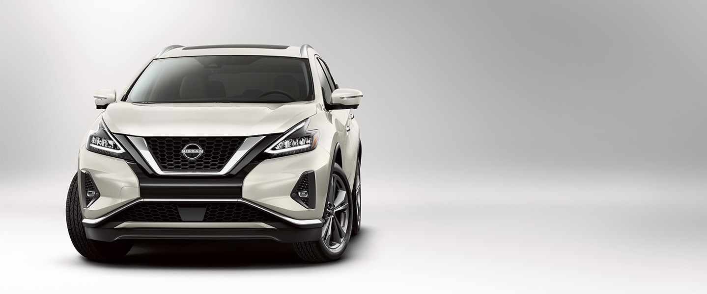 2024 Nissan Murano front view in white room