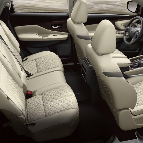 2024 Nissan Murano interior view showing rear seats