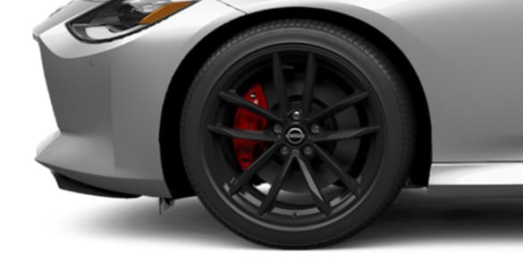 2023 Nissan Z 19-inch Rays forged alloy wheels.