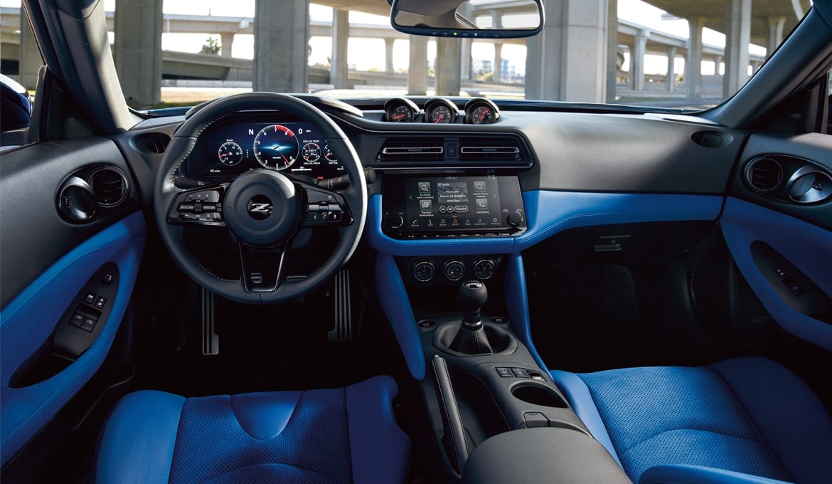 2024 Nissan Z interior cockpit view