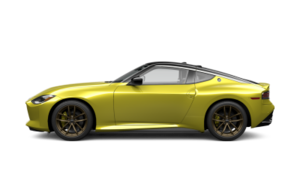 2023 Nissan Z Proto Spec 6-Speed Manual Transmission in Two-tone Ikazuchi Yellow TriCoat / Super Black