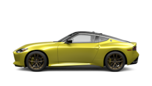 2023 Nissan Z Proto Spec 9-Speed Automatic Transmission in Two-tone Ikazuchi Yellow TriCoat / Super Black