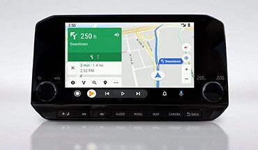 2022 Nissan Pathfinder Touch-Screen Showing Google Maps