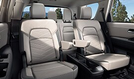2022 Nissan Pathfinder Second Row Captains Chairs