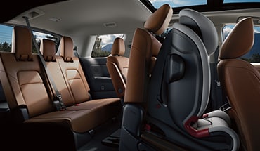 2023 Nissan Pathfinder EZ FLEX 2nd row seating system
