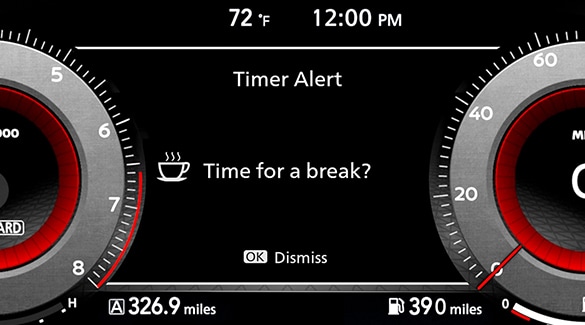 2023 Nissan Pathfinder advanced drive-assist display intelligent driver alertness screen