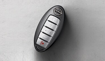 2022 Nissan Rogue remote engine start system on key fob.