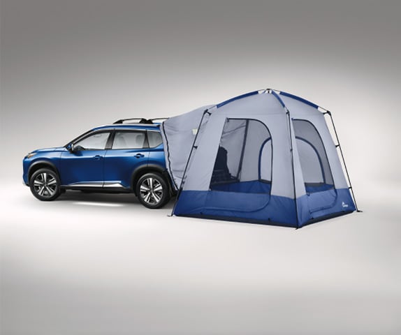 2023 Nissan Rogue hatch tent setup
