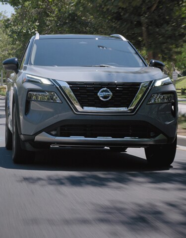2023 Nissan Rogue crossover SUV in gray 
