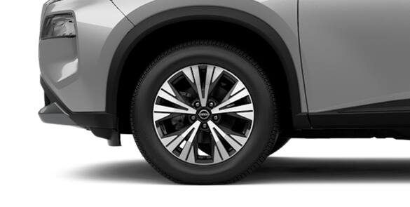 2023 Nissan Rogue 18-inch gloss black aluminum alloy wheels.