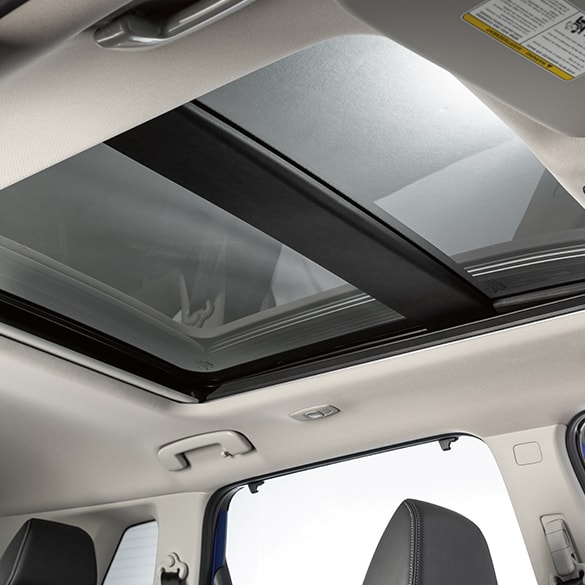 2024 Nissan Rogue interior view of panoramic moonroof