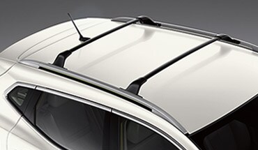 2022 Nissan Rogue Sport showing roof rail cross bars