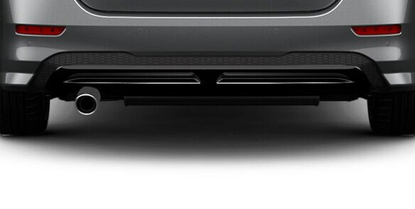 2022 Nissan Sentra Midnight Edition Black Rear Diffuser