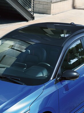 2023 Nissan Sentra view of power sliding glass moonroof.
