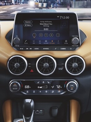 2023 Nissan Sentra showing 8-inch touch-screen display.