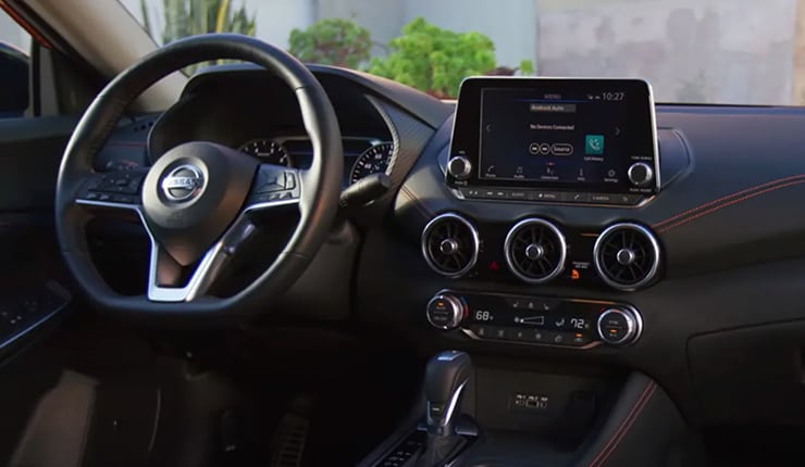 2023 Nissan Sentra premium interior video.