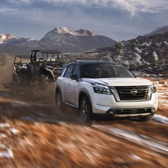Nissan Off Road SUV Towing ATVs