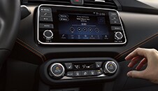 2021 Nissan Versa showing user-centric touch-screen and controls