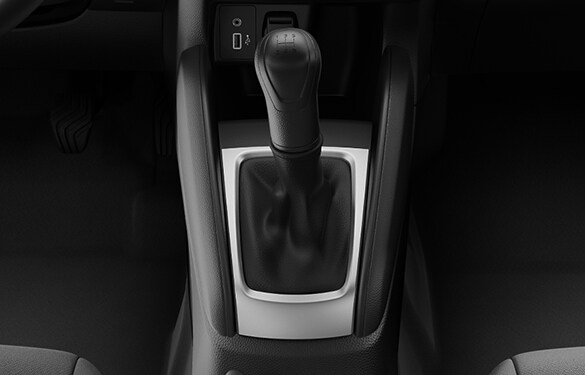 2022 Nissan Versa gear shifter for 5-speed manual transmission.