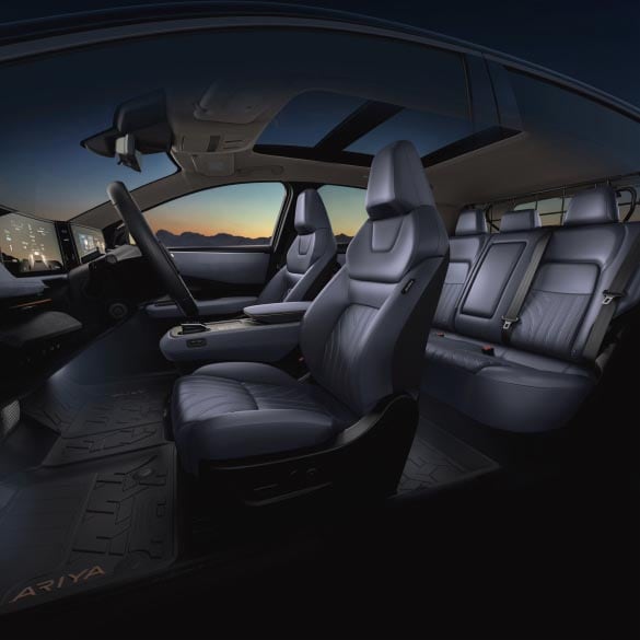 Nissan EV leather interior